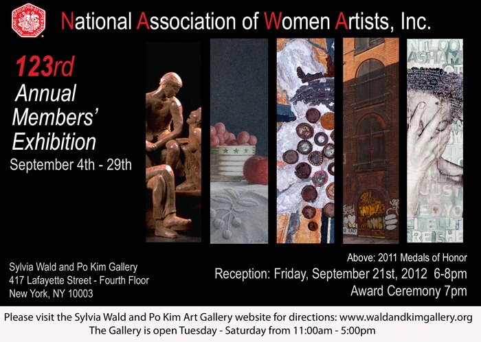 NATIONAL ASSN. OF WOMEN ARTISTS 123rd ANNUAL MEMBERS’ EXHIBITION